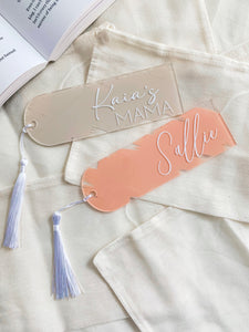 Custom Acrylic Bookmark - Brushstroke Painted