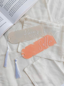 Custom Acrylic Bookmark - Brushstroke Painted