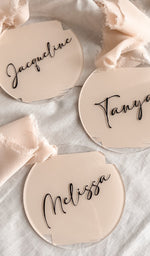 Load image into Gallery viewer, Acrylic Bridal Hanger Tags
