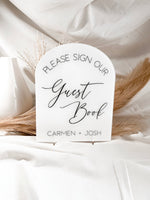 Load image into Gallery viewer, Acrylic Guest Book Wedding Sign
