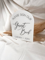 Load image into Gallery viewer, Acrylic Guest Book Wedding Sign
