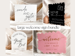 Large Welcome Sign Bundle